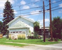 2006 Voorhees School Bldg on Williams Ave.jpg Abram Slocum and son Ezra erected a new and larger schoolhouse in 1871-1875. When the land reverted back to the Adams Farm this building was moved to Williams...